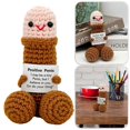 thumbnail image 2 of Hand-made Emotional Support Crotch Present Hand-made Adorable Knitting Doll Great Present Idea, 2 of 5