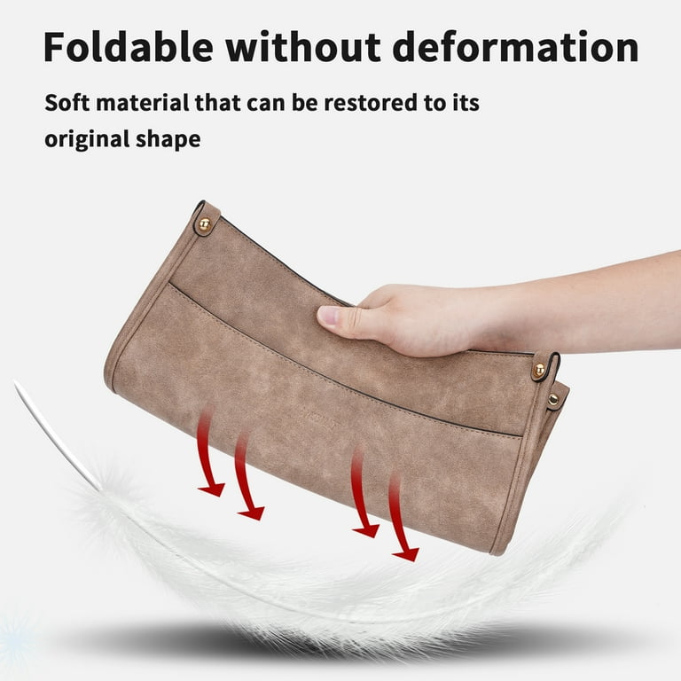 HKCLUF Crossbody Bags for Women Designer Leather Hobo
