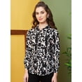 thumbnail image 3 of Globus Women Abstract Printed Shirt Style Top, 3 of 6