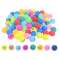 thumbnail image 3 of 100 bolas de lotería: bolas de rifa coloridas numeradas del 1 al 100 - Esferas de bingo de plástico de 4 cm para eventos escolares, reuniones familiares y decoración de fiestas., 3 of 7