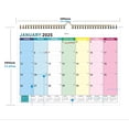 thumbnail image 2 of 2025 Ruled Wall Calendar 37.6 X 29 Cm Twin Wire Binding Large Wall Calendar 18 Month Calendar Ruled Wall Calendar Perfect For Planning And Organizing For Home, 2 of 4