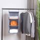 thumbnail image 2 of 3 Compartment Wall Mounted Wardrobe Organizer, Hanging Cloth Wardrobe with Folding Iron Frame, 2 of 5