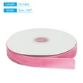 thumbnail image 2 of Uxcell Velvet Ribbon Gift Wrapping 3/4" x 15 Yard Bright Pink Single Face Velvet, 2 of 5