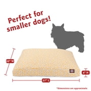 Majestic Pet | Towers Rectangle Pet Bed For Dogs, Removable Cover, Citrus, Small