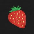 thumbnail image 2 of Dalix Strawberry Embroidered Fleece Crewneck Long Sleeve Sweatshirt Mens in Black 2XL XX-Large, 2 of 5
