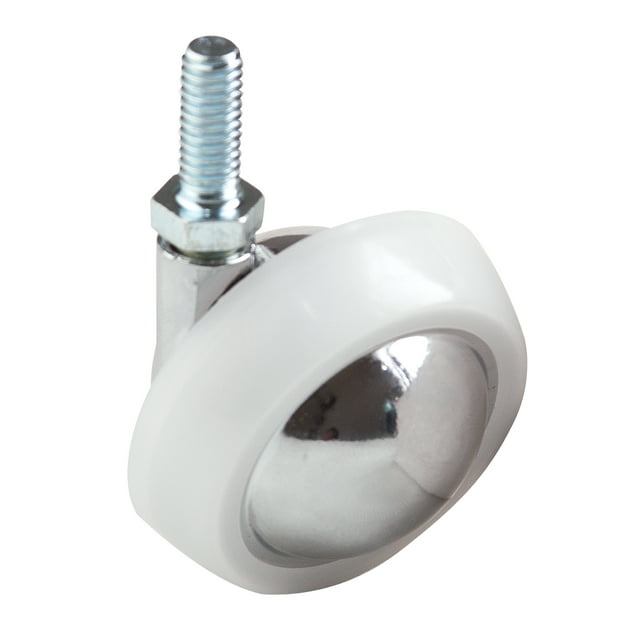 2" Chrome Heavy Weight Ball Caster w/ 1" Stem - Chrome Finish,Pack Size - 72