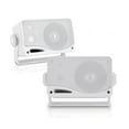 thumbnail image 2 of Pyle PLMR24 3.5 Inch 3 Way Marine Audio Speakers Outdoor Weatherproof (2 Pair), 2 of 5
