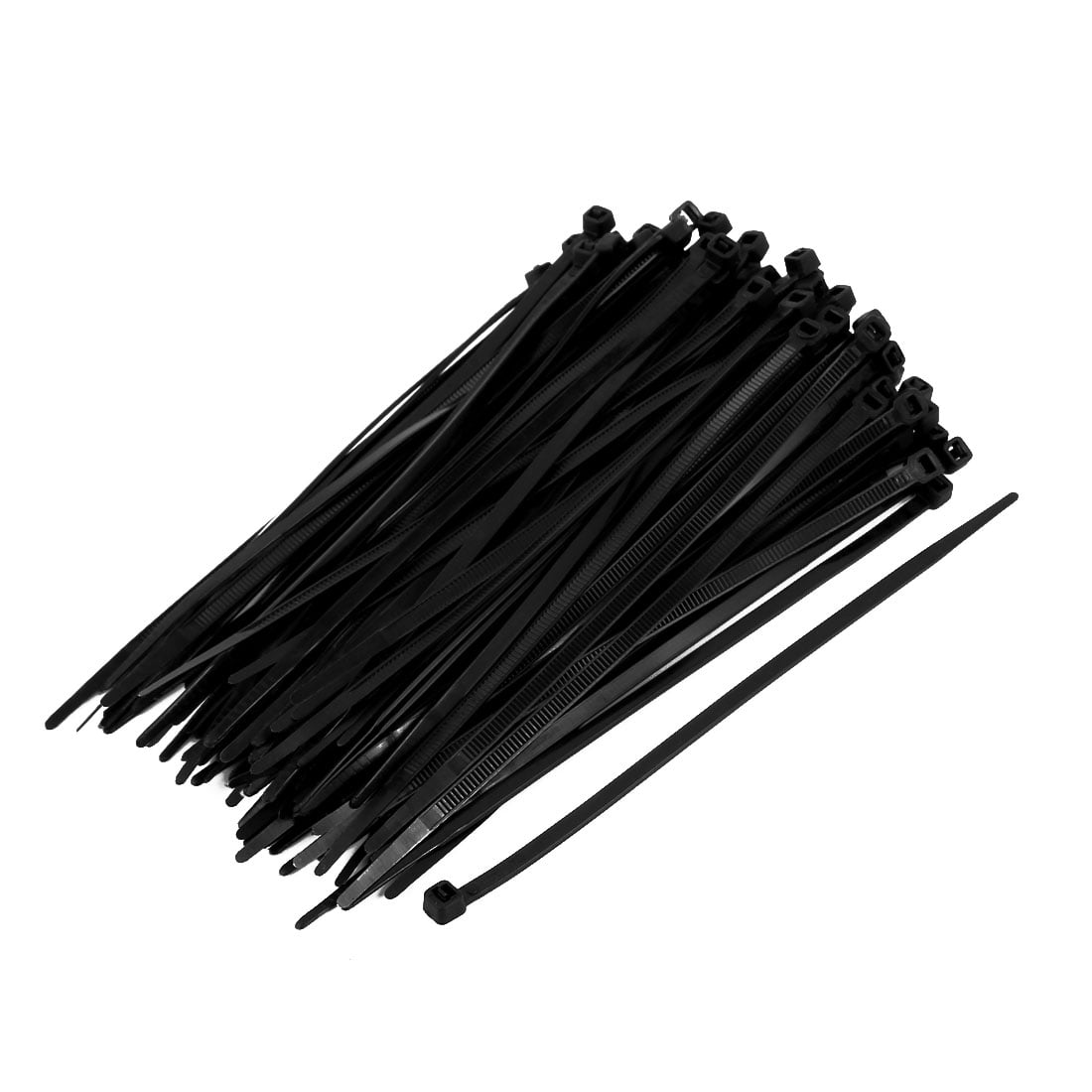 4mm x 150mm Nylon Self Locking Cable Zip Ties Fastener Black
