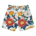 thumbnail image 7 of FORMRS Boys Swim Trunks Quick Dry Mesh Liner Boardshorts Sizes XS-XL, Colorful Flowers Pattern, 7 of 7
