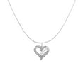 thumbnail image 3 of Sterling-Silver 1/4ct TDW Diamond Engraved Mom in Heart Pendant Necklace (I-J, I3), 3 of 7