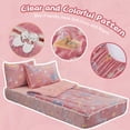 thumbnail image 3 of Btargot Glow-in-the-Dark Zipper Comforter Set Twin for Kids Butterflies Pattern Plush Bedding Set, 3 of 11