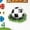As shown, variant on International Soccer Celebration Decor Soccer Theme Wall Decal for Bedroom Living Room Sports Home, Durable Vinyl Sticker for Global Soccer Tournament Game Day Indoor Wall Decoration