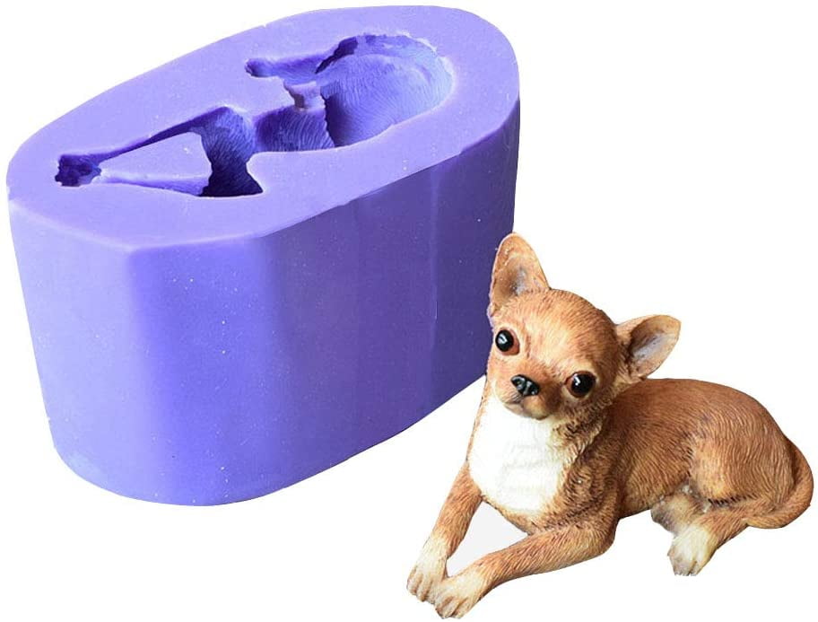 Creative Cake Mould Small Milk Dog Mould Candle Mould Mould Ice Cream Mould LP 