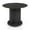 Black Faux Marble, variant on Furniture of America Elara Faux Marble Iron Pedestal Round Dining Table in White