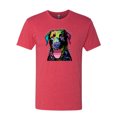 thumbnail image 2 of Love Can Make a Tail Wag Pitbull Dog Lover Mens Premium Tri Blend T-Shirt, Vintage Red, 2XL, 2 of 3