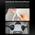 thumbnail image 3 of Godox Godox QR-P70T 27.5" Collapsible Deep Parabolic Softbox with Bowens Mount, Quick Setup, 2-Layer Diffuser, Portable Case for Studio, Portrait, Live Streaming, Video Recording, 3 of 6