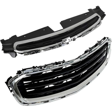 SHZAITOR For 2015-2016 Chevrolet Cruze Limited/Cruze Front Upper Lower Grille Set Chrome