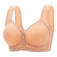 thumbnail image 1 of MIASHUI Bras for Women Front Side Buckle Lace Edge without Steel Ring Movement Seamless Gathering Adjustment Yoga Sleep Large Bra, 1 of 3