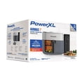 thumbnail image 3 of PowerXL™ 8 Quart AIRMAX™ Air Fryer Oven with 6 Pre-Sets, Two Tier Compact Design Refurbished Excellent Condition, 3 of 15