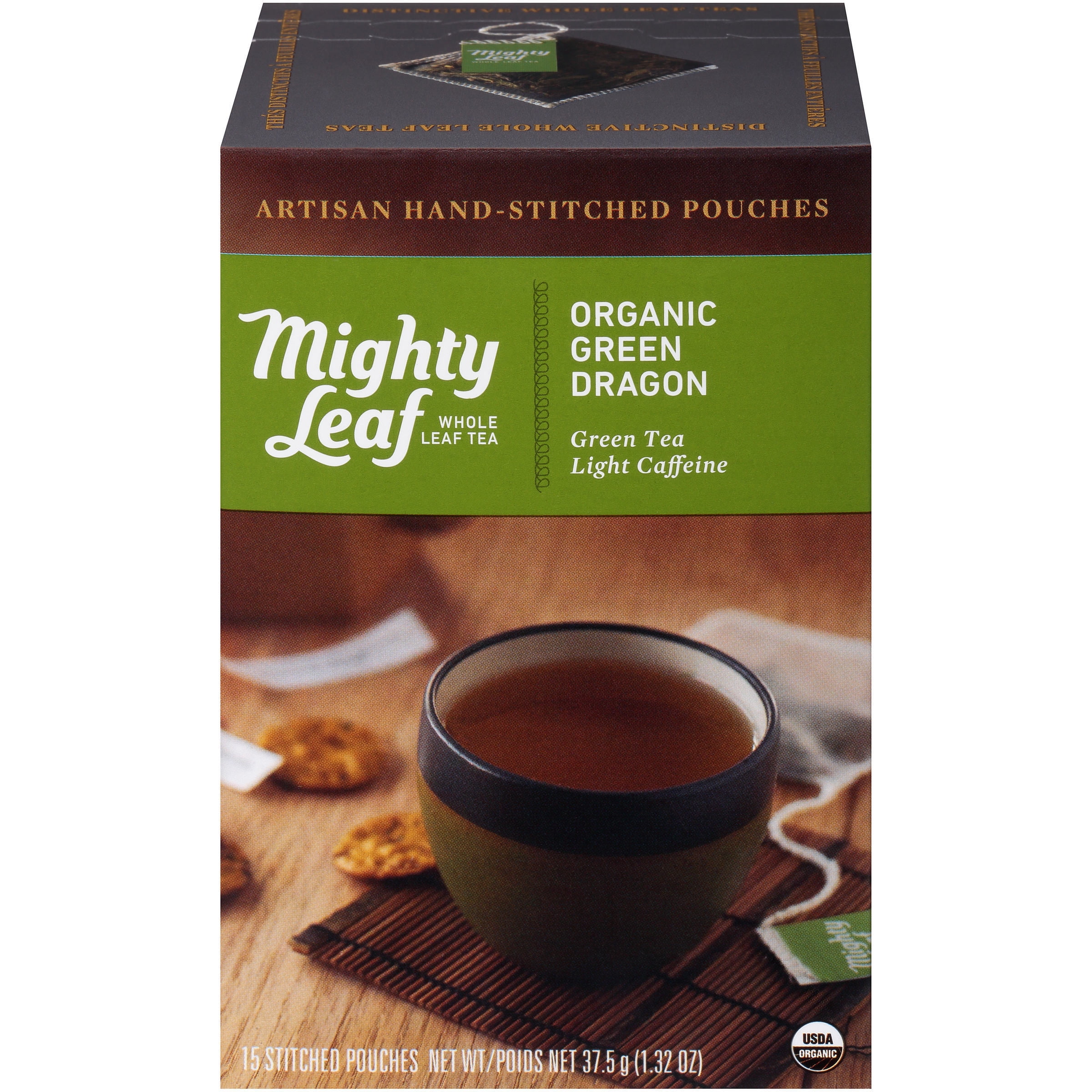 Mighty Leaf Organic Green Dragon Tea 15 ct Pouches Mighty Leaf Organic Green Dragon Tea 15 ct Pouches