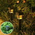 thumbnail image 5 of Solar Garden Lights, 2-pack, Plastic Outdoor Yard Lighting, Automatic Warm White Led, for Courtyard, Pathway, and Landscape Decoration, by FAJHHA, 5 of 7