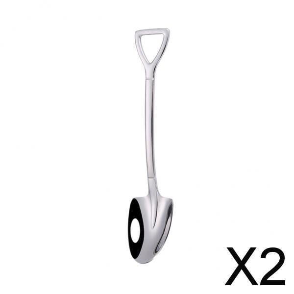Cuchara de café de Acero inoxidable Perfecl 2 piezas Plata