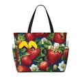 thumbnail image 1 of Disketp Strawberry2 Bolsa de Playa de Gran Capacidad, Bolso Impermeable y a Prueba de Arena para Mujer, Ideal para Playa, Piscina y Natación, 1 of 7