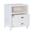 thumbnail image 4 of Home Square 2-Piece Furniture 22" Wood End Table Set in White, 4 of 11