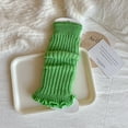 thumbnail image 5 of Cethrio Girls Knee-High Socks, Princesses Stretch Thermal Knitted Winter Socks Green Size 5-16T, 5 of 6