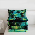 thumbnail image 6 of jejeloiu Kawaii Cartoon Twin Comforter Sets Kids,Magical Kitten Print Bedding Set,Reversible,2 Pieces, 6 of 8