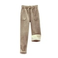 thumbnail image 2 of jsaierl Women's Winter Fleece Pants Sherpa Lined Sweatpants Active Running Jogger Pants with Pockets, 2 of 6