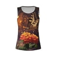 thumbnail image 6 of Sigee Butterfly Sitting on a Flower for Women's Workout Tank Top,Running Tank Tops,Sleeveless Gym ClothesMedium, 6 of 8