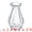 Clear, variant on Unique Bargains Glass Bud Vases Set for Small Flower Vases Clear 2.6"L x 2.6"W x 4.3"H
