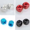 thumbnail image 4 of 2Pcs Universal Dice Shaped Motorcycle Tire alloy dice valve cap Valve Cap Aluminium Alloy Explosion-proof Valve Core Cover Accessory, 4 of 4