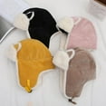 thumbnail image 3 of YooGuoGuo Cute Women's Warm Earmuff Thickened Earflap Hat Winter Cold Proof Warm Cotton Hat Cat Ear Cap Russian Hat, 3 of 7