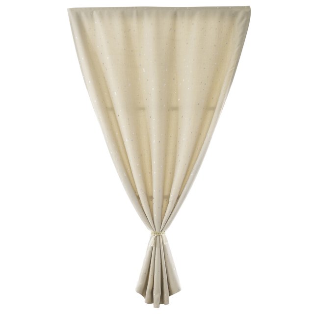 1 Pce Rideaux Occultants pour Chambre d'Enfant en Beige 11,8 X 59 Po