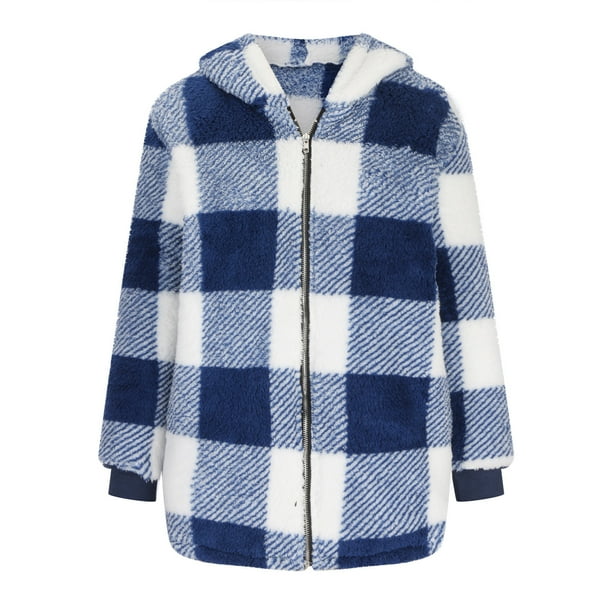 Plaid jacket shop walmart