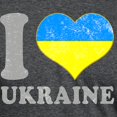 thumbnail image 3 of CafePress - I Love Ukraine Native Ukrainian Flag T Shirt - Mens Tri-blend T-Shirt, 3 of 4