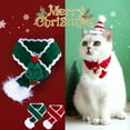 thumbnail image 1 of Dengjunhu Dog Xmas Scarf Super Soft Cartoon Ornament Design Friendly to Skin Enhance Atmosphere Pet Dog Costume Holiday Dress-up Scarf Pet Supplies, 1 of 7