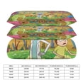thumbnail image 2 of Rick And Morty 3 Pieces Bedding Set 3D Printed Lightweight Bed Quilt Set Comforter Cover Set for Girls Kids Teens, 1 Quilt Cover 2 Pillowcases 90"x90", 2 of 8