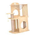 thumbnail image 3 of BELOVING Cat Climbing Tree Scratch Post Multi Tiers Cat House,Cute,for Indoor Cat Bed for Kittens Activity Center Play L, 3 of 10