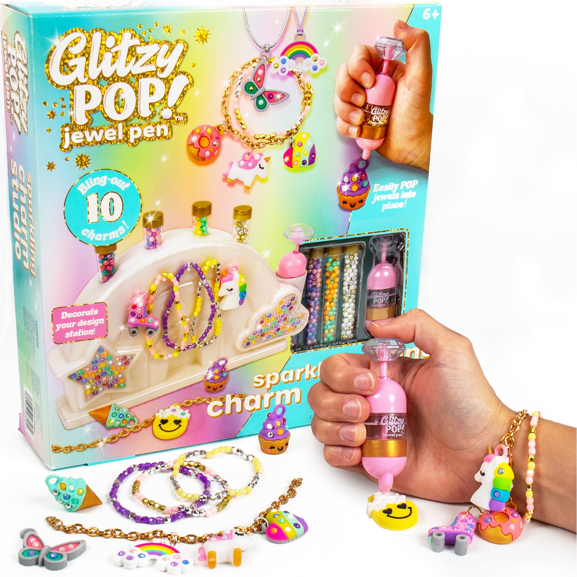 Just My Style Glitzy Pop! Jewel Pen Sparkling Multicolor Charm Studio