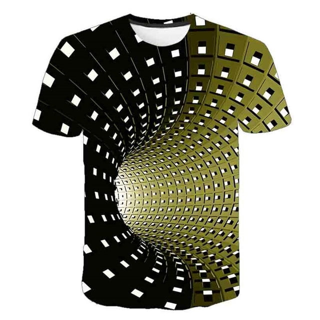 2023 niños Whirlpool camisetas disfraces 3D estampado niños/niñas camisetas de manga corta Tops ropa moda Casual Tee-Shirts12M Gao Jinjia LED