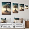 thumbnail image 4 of Designart Bonsai Tree On Sand III Canvas Wall Art, 4 of 5