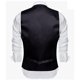 thumbnail image 4 of Chaleco de seda elegante para hombres, conjunto de chaqueta sin mangas, corbata de pajarita, traje de boda, oro sólido, verde, rosa, Morado, Rojo, 4 of 5