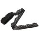 thumbnail image 4 of Ribete Elástico, Fácil Operación 10 Yardas 0,59 Pulgadas De Ancho Elástico Negro Cinta De Encaje Para Coser DIY Para Decoración ANGGREK Otros, 4 of 8