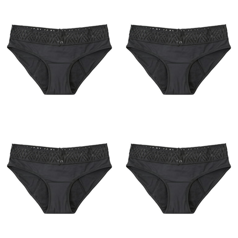  4pcs Leakproof Underwear for Women Incontinence Leak