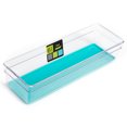thumbnail image 2 of Smart Design Plastic Drawer Organizer - 9 x 3 Inch - Set of 6 - Blue, 2 of 7