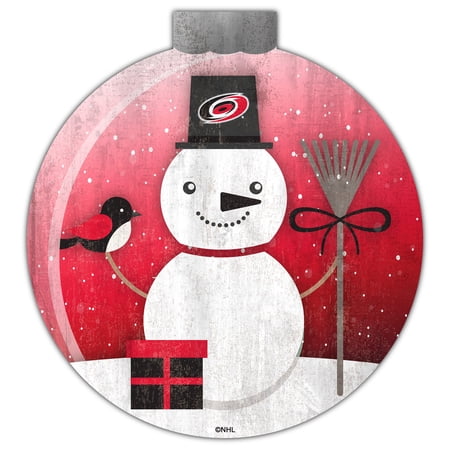 Carolina Hurricanes 12 Snow Globe Wall Art