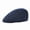 Dark Blue, variant on Men Women Cotton Solid Flat Newsboy Cap Golf Driving Cabbie Stretch Beret Peaked Hat
